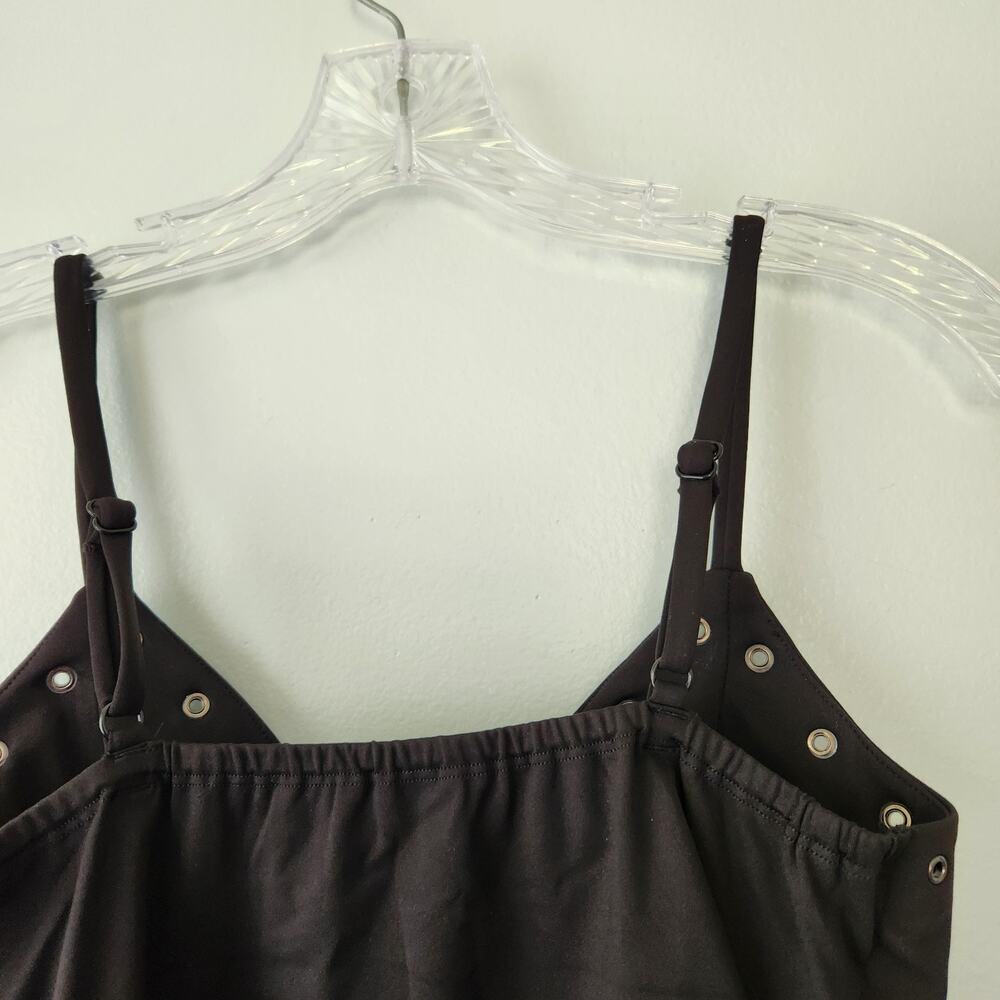 Halara Top & Skort 2 Piece Set Womens S Black Crop Top Athletic Skort Tenniscore - Picture 6 of 16